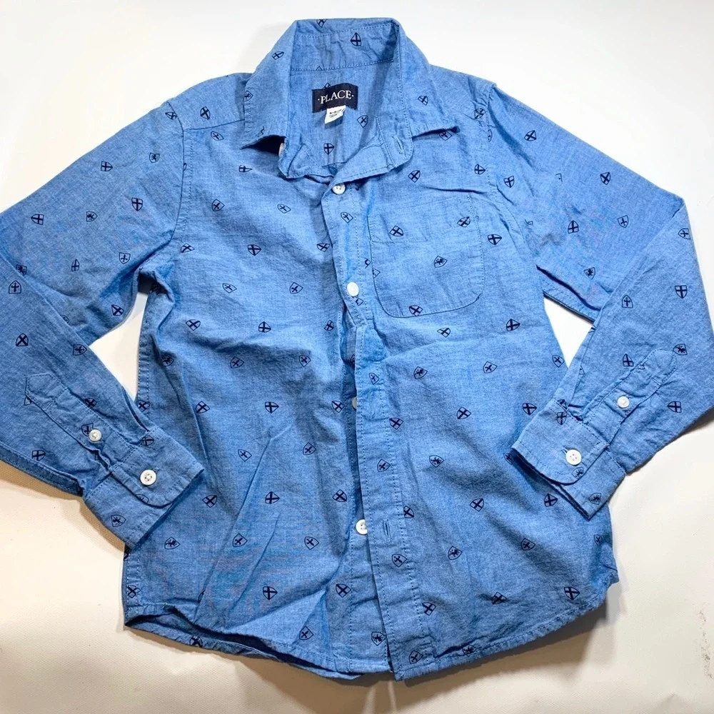 Children’s Place | Button Down Shirt S 5/6 Long Sleeve Top Dressy